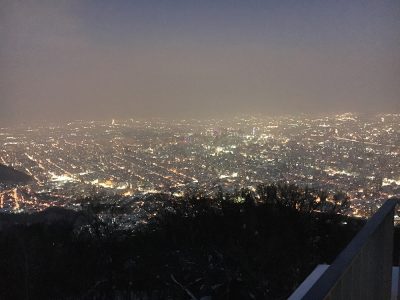 藻岩山から見た札幌市の夜景